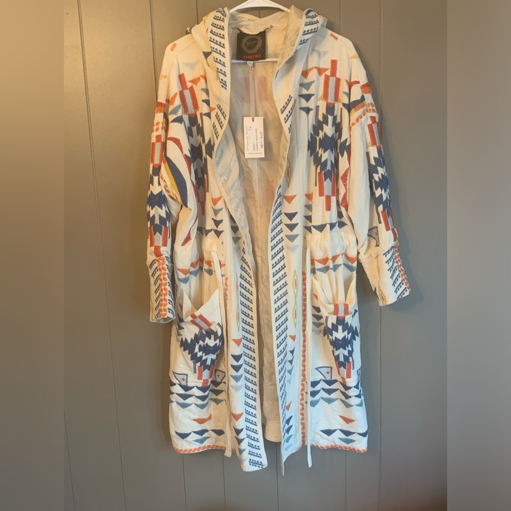 Johnny Was Biya Chromata Silk-Lined Jacket.